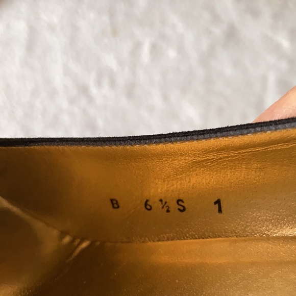 St John black suede heels made in Italy - Picture 6 of 6